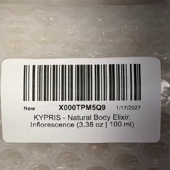 KYPRIS Body Elixir: Inflorescence Glowing Body Oil 3/38 oz/100 ml + Deep Clay Tr - Picture 4 of 10
